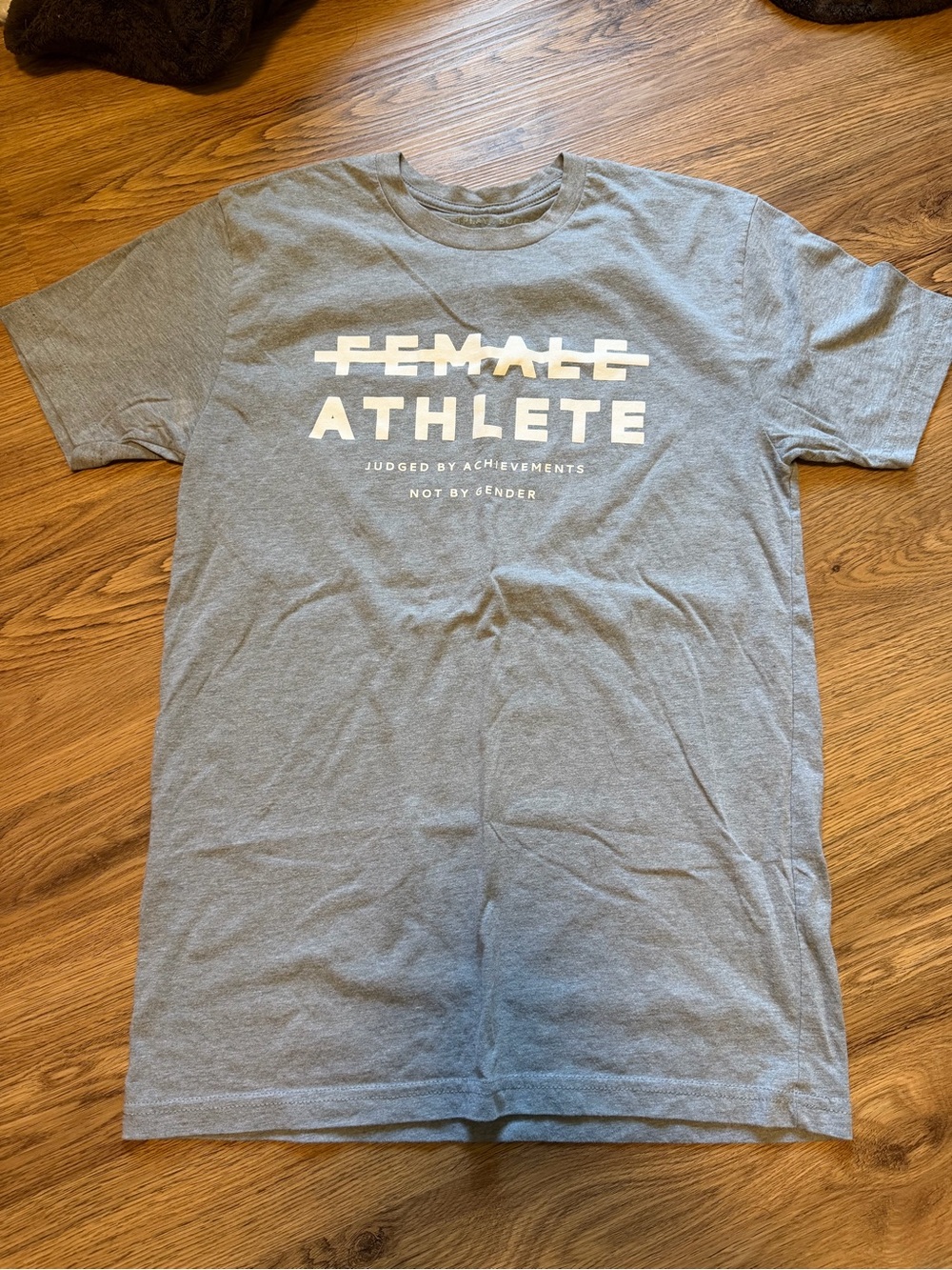 Women's Gray 'Athlete' Graphic Tee - Female Athlete
